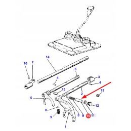 3533966m1 reduktoriaus svirties kaištis