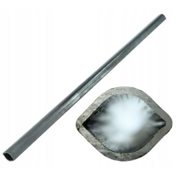 Išorinis citrininis vamzdis 30x39 3mm ilgis 100cm x