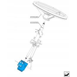 Orbitrol new Holland td4000 td5 dėklas jx 84175177