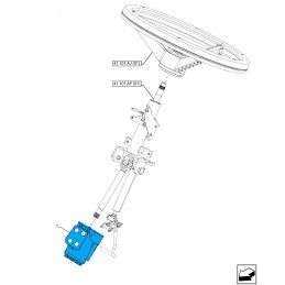 Orbitrol new Holland td4000 td5 dėklas jx 84175177 c