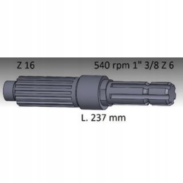 PTO volas John Deere 830 1350 1850 2650 l34193