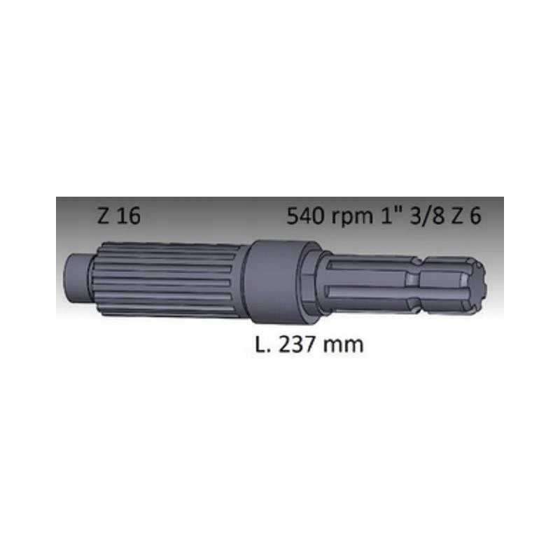 PTO volas John Deere 830 1350 1850 2650 l34193