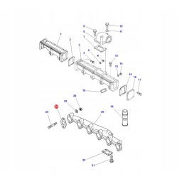 F119200100080 išmetimo kolektoriaus tarpiklis