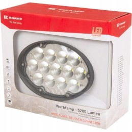 Halogeninė LED darbo lempa 65w 5200lm ovali Kramp