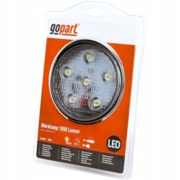 Halogeninė apvali darbo lempa LED 27w 1620lm 12 24