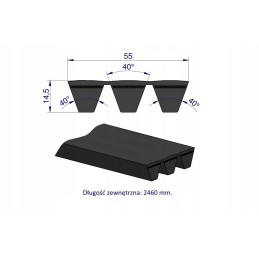 V formos diržas t 671012 0 ap1003631 claas teger