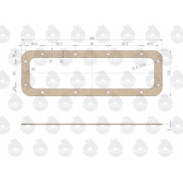 C 330 stebulės redukcijos tarpiklių komplektas, originalus Ursus
