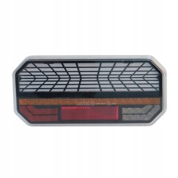 2x LED galinis kombinuotas žibintas, neoninė priekaba