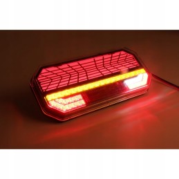2x LED galinis kombinuotas žibintas, neoninė priekaba