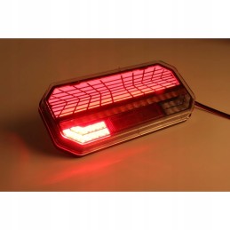 2x LED galinis kombinuotas žibintas, neoninė priekaba