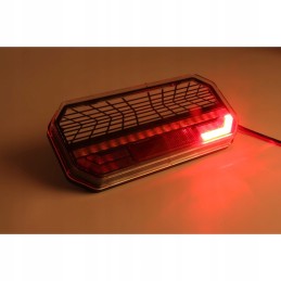 2x LED galinis kombinuotas žibintas, neoninė priekaba