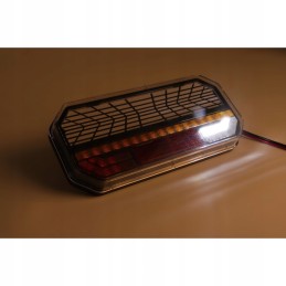 2x LED galinis kombinuotas žibintas, neoninė priekaba