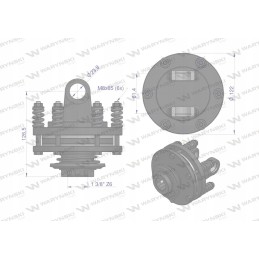 Veleno frikcinės sankabos serija 2r 300nm 1 3 8 z6