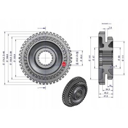 Stumdomas ratas su 36 46 mf oryg ursus 880957m1u