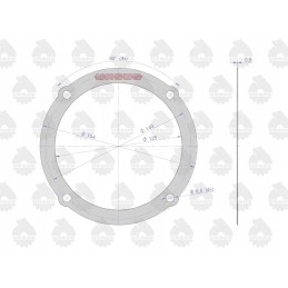 Ursus c 360 galutinis pavaros sandarikliai originalūs 50528060k