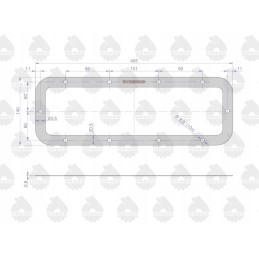 Ursus c 360 galutinis pavaros sandarikliai originalūs 50528060k