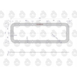 C 360 stebulės redukcijos tarpiklių komplektas, originalus Ursus