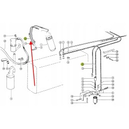 761364 0 kuro sistemos vamzdžio jungtis Ø 8 mm