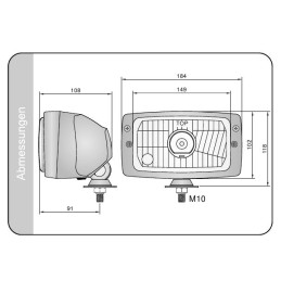Priekinių žibintų 3F lemputė Zetor Deutz H4 lemputė