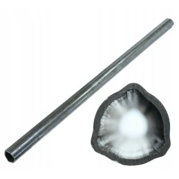 Išorinis trikampis vamzdis 43x3mm, ilgis 100cm xk