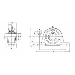 Guoliai su vertikaliu korpusu, kompl