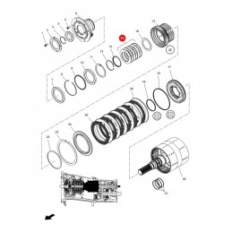 Sankabos krepšio poveržlių rinkinys mf 3799626m93