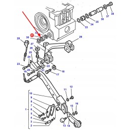 3580243m1 galinės ašies tarpiklis