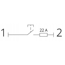 Apvalus žalias kėlimo mygtukas