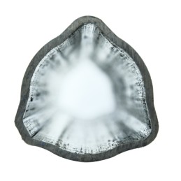 Išorinis trikampis vamzdis 52x3mm, ilgis 100cm xk