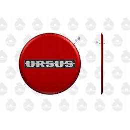 Ursus lipdukas, originalus, išgaubtas 3D emblema