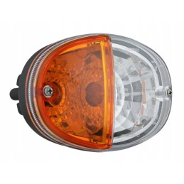 Priekinis žibintas 140x93 su lempute ir stiprintuvo jungtimi