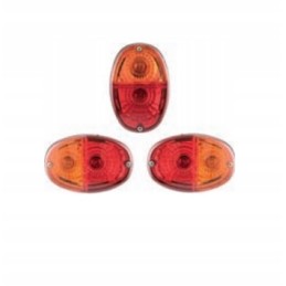 Priekinis žibintas 140x93 su lempute ir stiprintuvo jungtimi