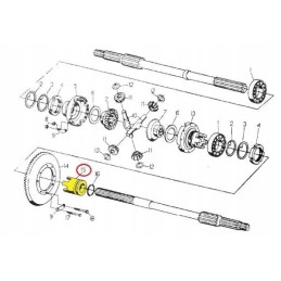C 330 mechanizmo užrakto sankaba, originali Ursus