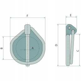Smeigtukas 32mm 49mm rubig