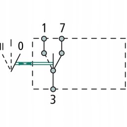 Pakreipimo jungiklis 12mm 50700030 granitas