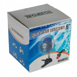 Sukamasis ventiliatorius su spaustuku 12v 6