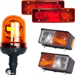 Priekiniai ir galiniai kombinuoti žibintai su švyturėliu ursus 12v