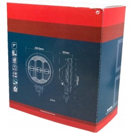 Apvalus LED žibintas dienos metu, 229m