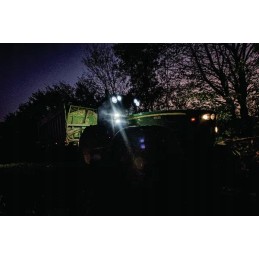 Apvalus LED žibintas dienos metu, 229m