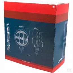 Apvalus LED žibintas dienos metu, 229m