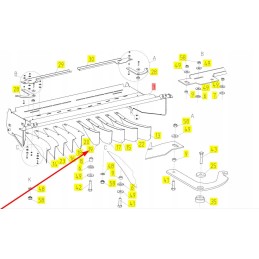 100597919 pradalgės nukreipimo plokštė