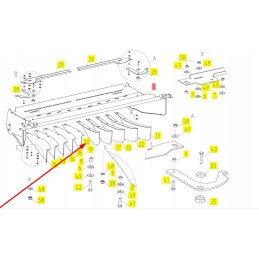 100598980 pradalgės nukreipimo plokštė