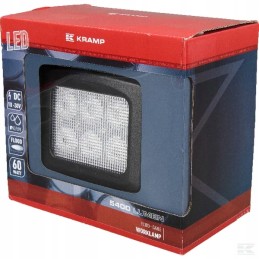 Kvadratinė LED darbo lempa 60w 5400 lm 10 30v