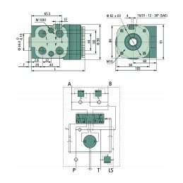 Orbitrol 125 cm3 aps./min su apkrovos jutimo sistema