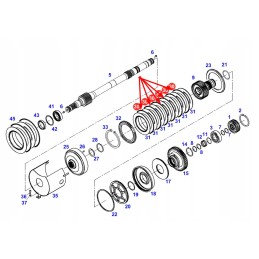 Fendt pavaros sankabos išorinė plokštė 82210001013
