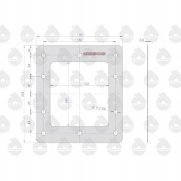 Tilto dėžutės sandariklių rinkinys c 360 originalus Ursus