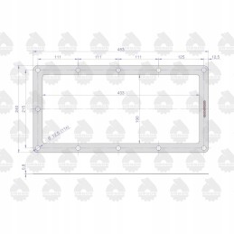Tilto dėžutės sandariklių rinkinys c 360 originalus Ursus