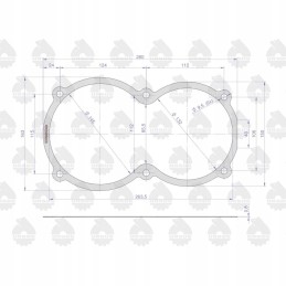 Tilto dėžutės sandariklių rinkinys c 360 originalus Ursus