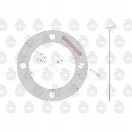 Tilto dėžutės sandariklių rinkinys c 360 originalus Ursus