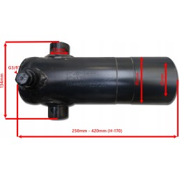 Hidraulinio cilindro cilindras 60x45 taktų 170